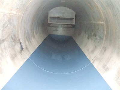 内涂层施工完成